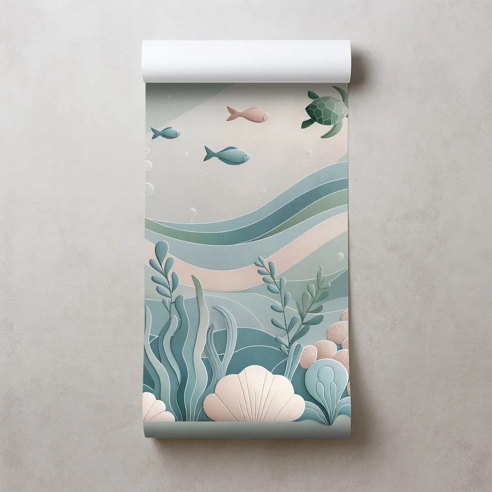 Tapeta podmorský svet s korytnačkami