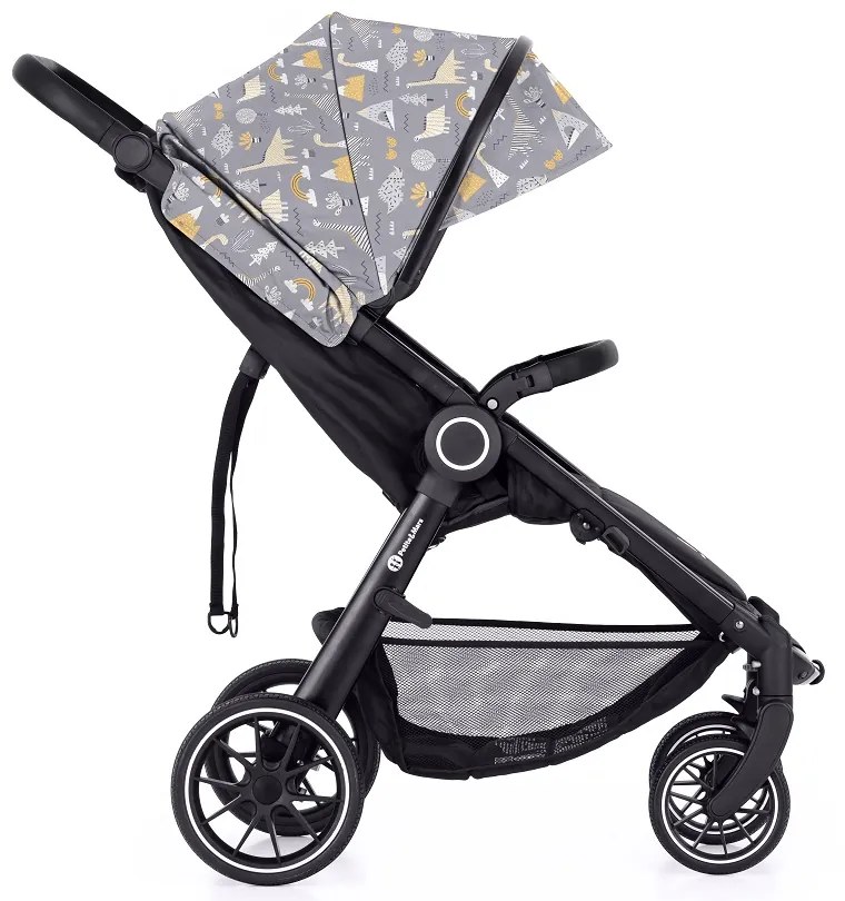 PETITE&MARS kočík Street+ RWS black + strieška limited 100 prehistoric