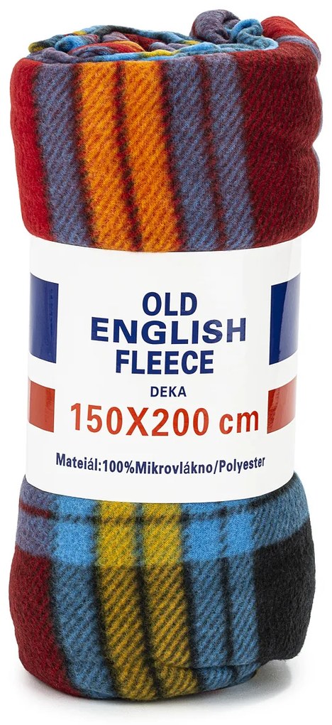 Jahu Fleecová deka Color Cube, 150 x 200 cm
