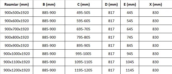 Mexen Pretoria, sprchovací kút 90 (dvere) x 80 (stena) cm, 6mm číre sklo, chrómový profil + čierna sprchová vanička, 852-090-080-01-00-4070