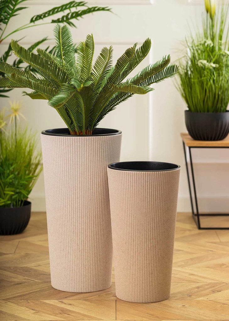 Súprava 2 kvetináčov URBANICA ECO béžová