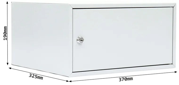 Nábytkový trezor HOME CASE 4, 190 x 370 x 325 mm, mechanický - na kľúč