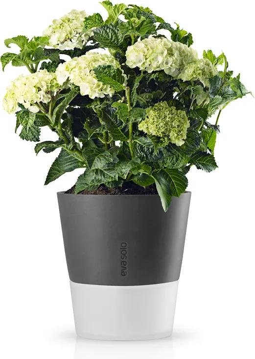Samozavlažovací kvetináč sivá OE 25 cm, Eva Solo