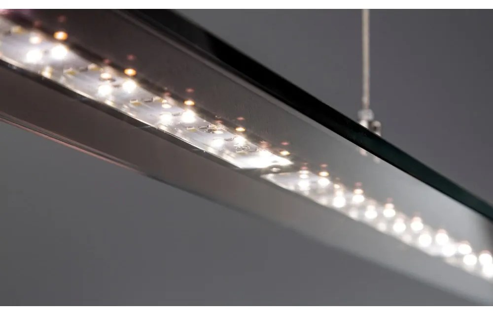 Čierne kovové LED stmievateľné závesné svietidlo Tenso – Fischer &amp; Honsel