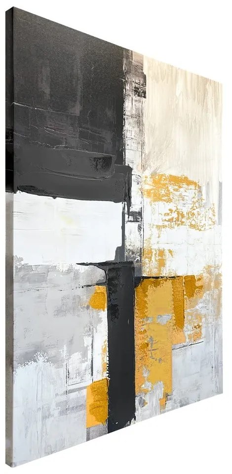 Obraz s ručne maľovanými prvkami 70x100 cm Jade – Styler