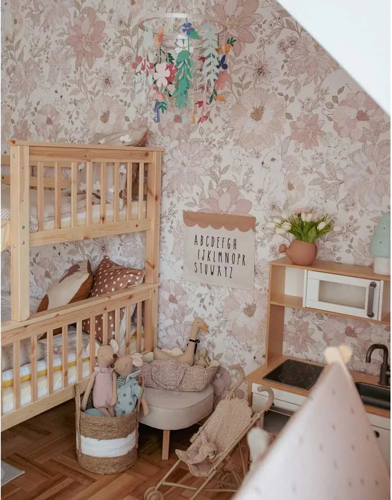 Tapeta na schovávačku s králikmi 280x110 cm