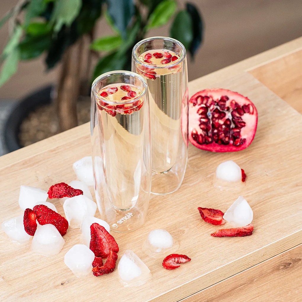 4Home Termo pohár na šampanské Hot&Cool 150 ml, 2 ks