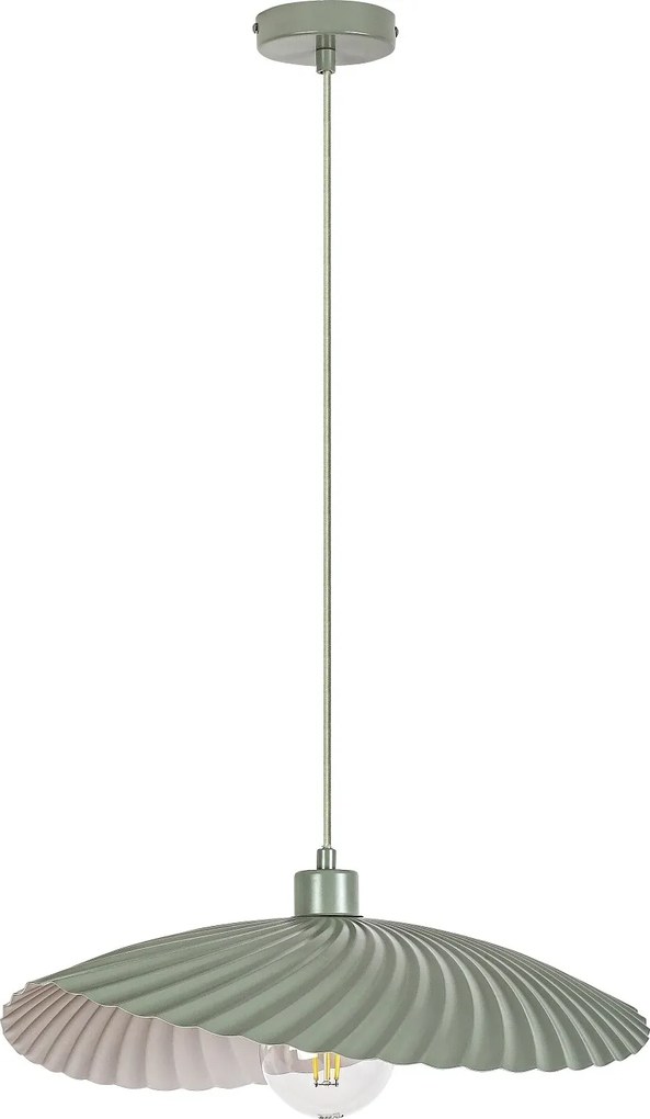 Rabalux BRIDGET závesný luster, zelená farba, priemer 47 cm