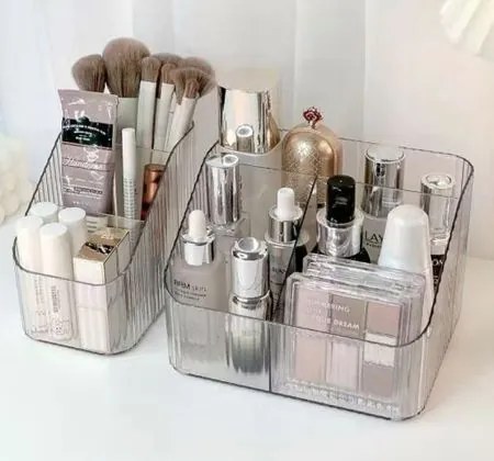 Zeller Present Kozmetický stojan, organizér na stôl s 3 priehradkami PETITE