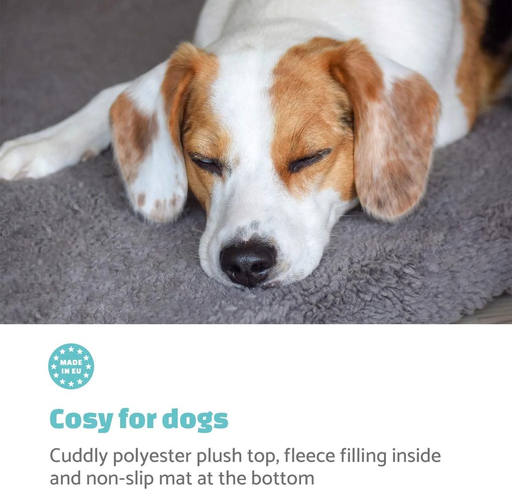 Finn, pelech pre psa, podložka pre psa, možnosť prania, protišmykový, priedušný, polyester/plsť, veľkosť S (68 × 5 × 54 cm)