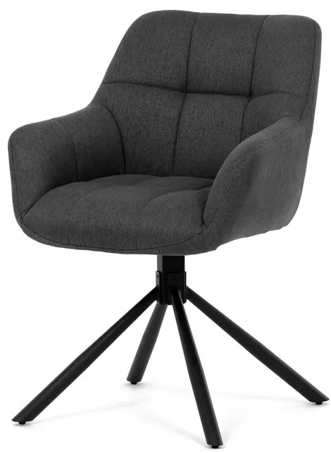 Autronic BONTEC Jedálenská stolička, sivá, látka, HC-532 GREY2 Farba: Šedá
