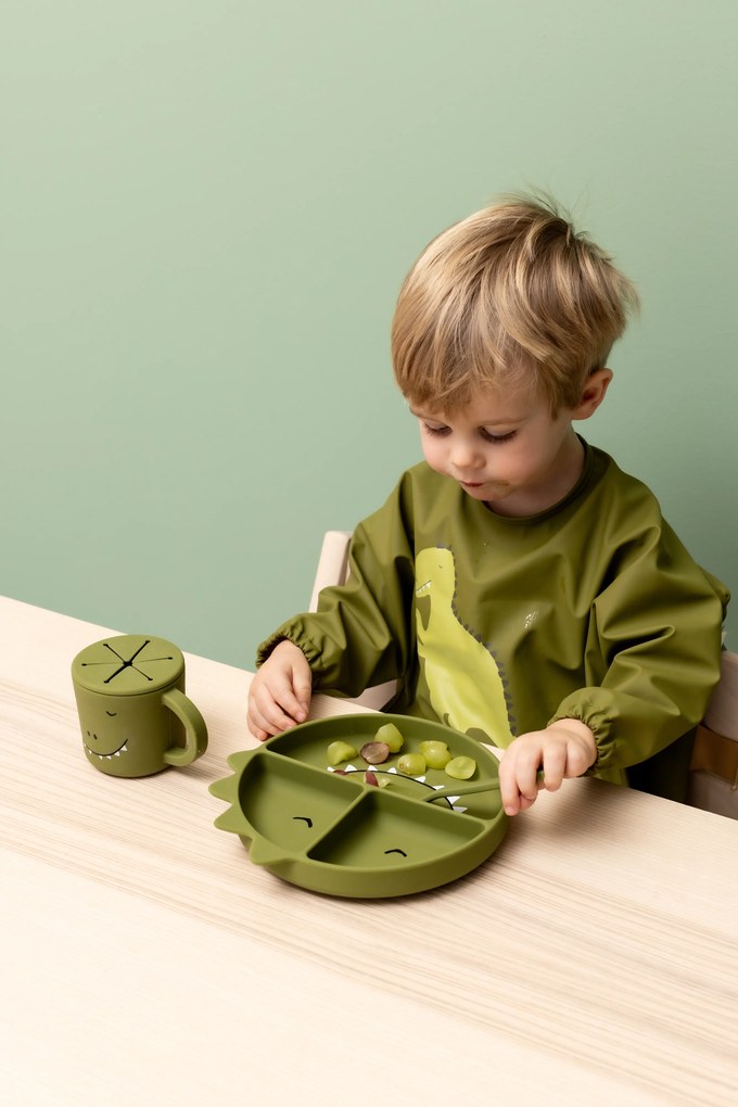 Detské silikónové lyžičky 2 ks Mr. Dino