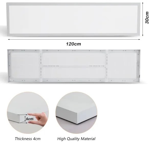 Brilagi - LED kúpeľňové svietidlo FRAME LED/50W/230V 3000/4000/6000K IP44 biela