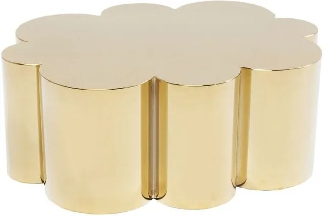 Odkladací stolík v zlatej farbe Kare Design Gold Rush