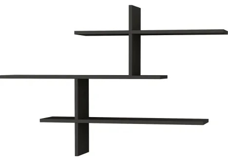 Nástenná polica LEO 80,5x123 cm antracit