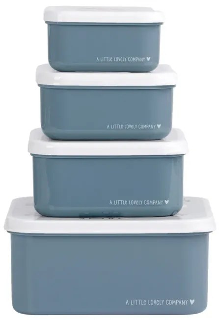 Sada 4 krabičiek na obed a desiatu vozidlá