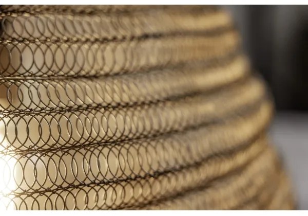 Markslöjd 108773 - Luster na lanku TAZZA 1xE27/40W/230V zlatá