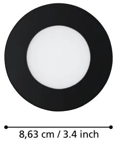 Eglo 900105-Sada 3× LED stmievateľné kúpeľňové svietidlo FUEVA-ZLED/2,8W/230V IP44