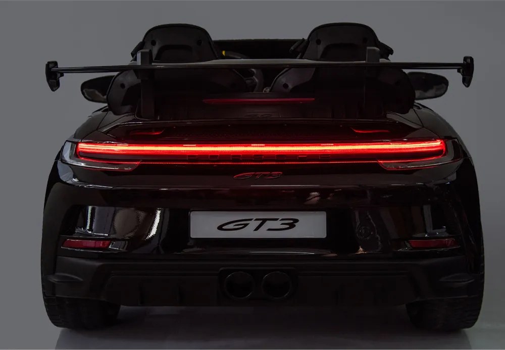LEAN CARS DK-P911 Porsche GT3 Batériové auto čierne lakované