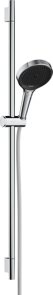 Hansgrohe Rainfinity, sprchová sada 130 3jet EcoSmart s tyčou S Puro 90 cm, chrómová, HAN-28744000