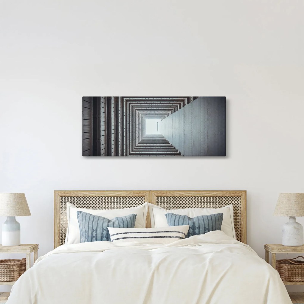 Obraz - Pohľad zvnútra budovy (120x50 cm)