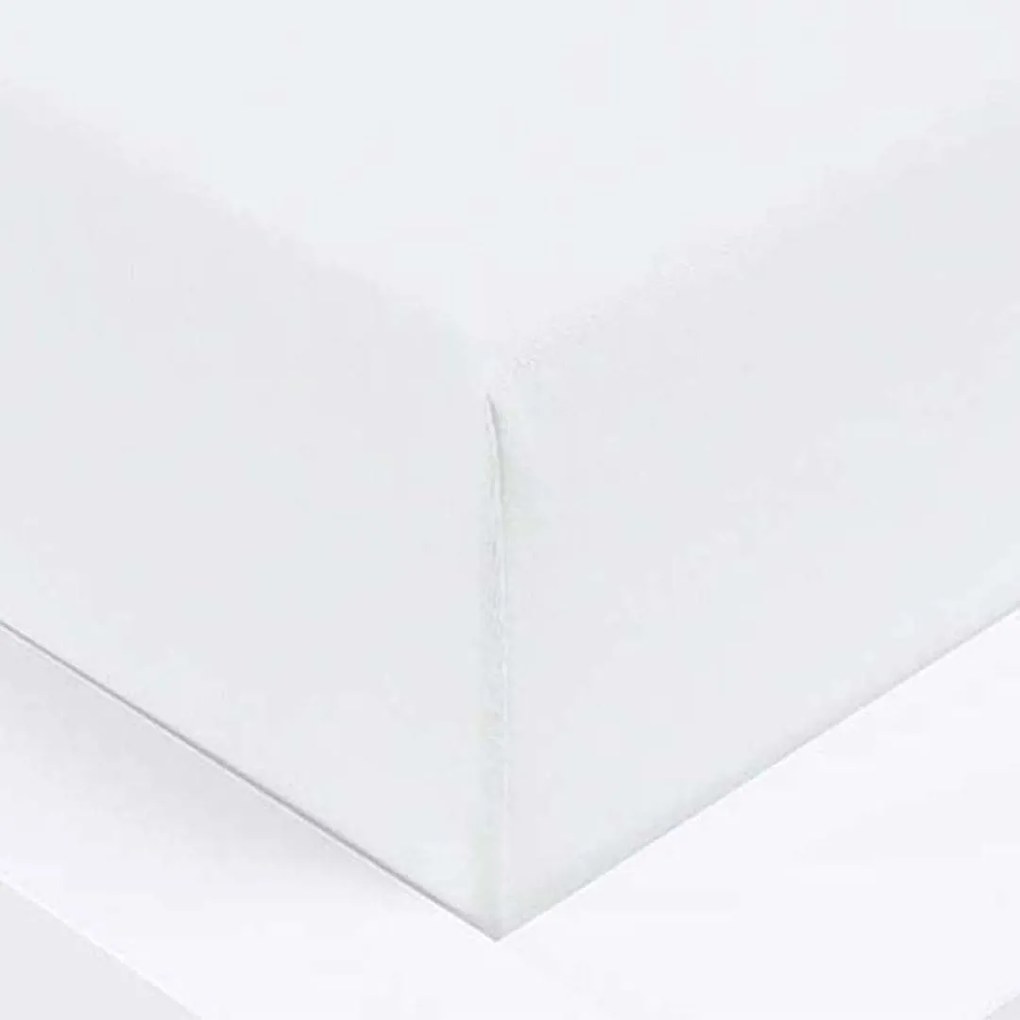 XPOSE® Bambusová jesrey plachta - biela 180x200 cm
