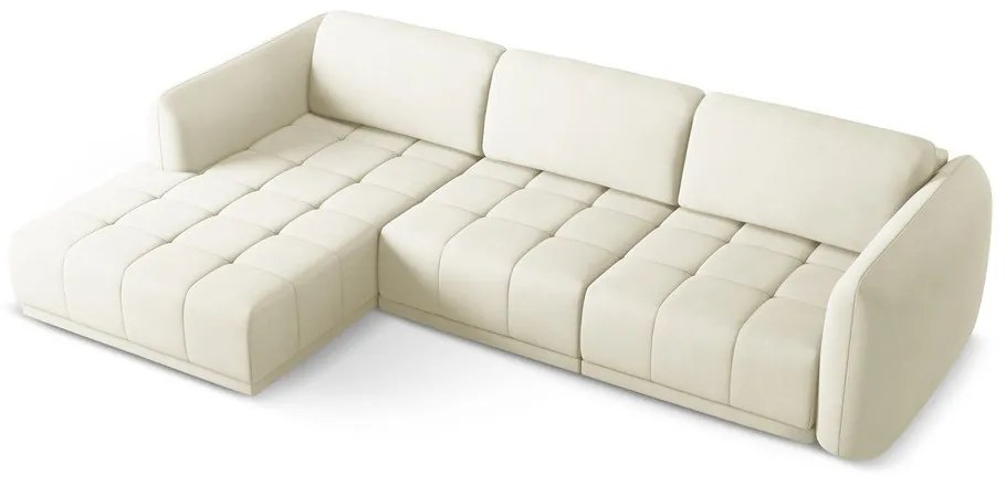 Biela rohová pohovka (ľavý roh) Hoku – Makamii