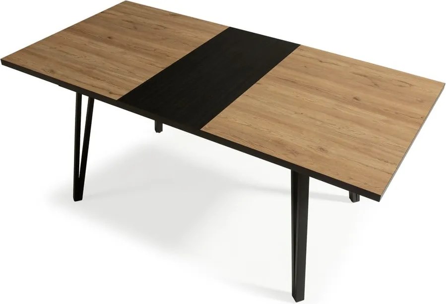 Jedálenský stôl s doskou v dubovom dekore 90x140 cm Cleo - Marckeric