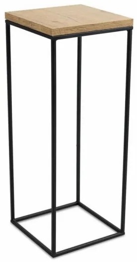 Stojan na kvety BASICLOFT 60x24 čierna/hnedá