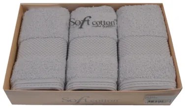 Soft Cotton Darčeková sada malých uterákov DELUXE Svetlo modrá