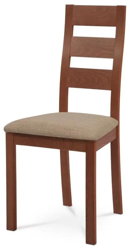 Elegantná jedálenská stolička z masívneho dreva vo farbe čerešňa