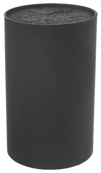 Stojan na nože so štetinami Orion Black, ⌀ 11 cm
