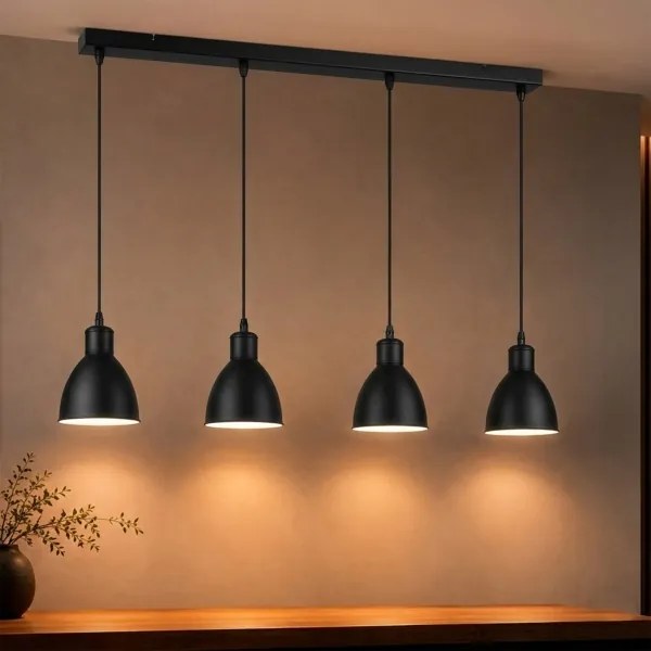 BRILAGI - LED luster na lanku RIDDY 4xE27/60W/230V čierny