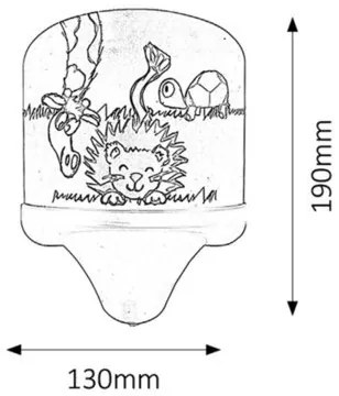 Rabalux LEON detské svietidlo 4571