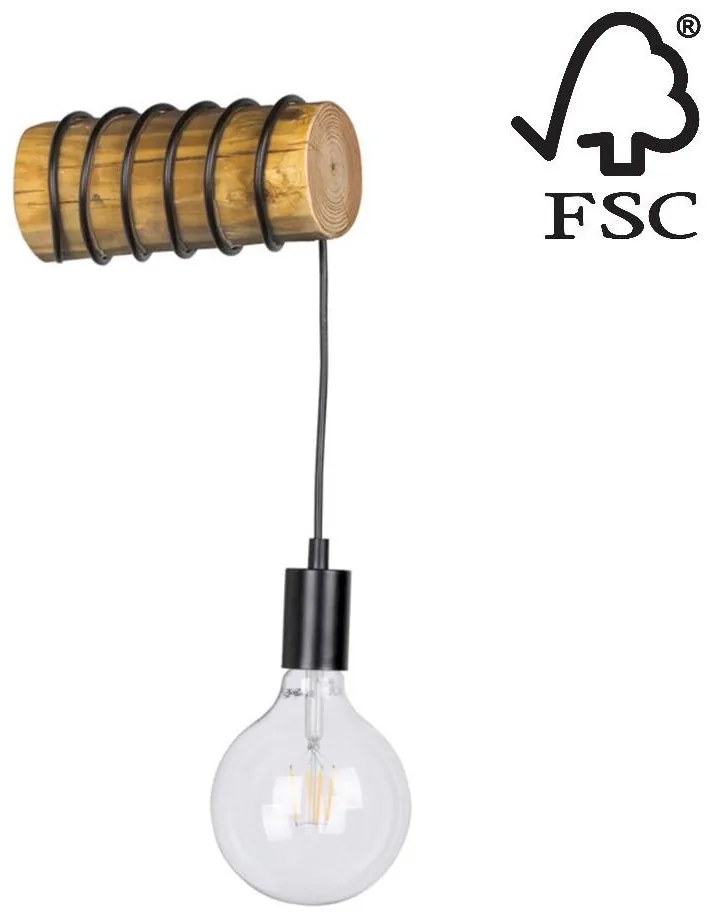 Spot-Light 6834151 - Nástenné svietidlo TRABO 1xE27/25W/230V