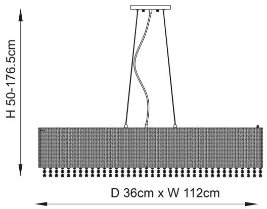 Endon 81979 - Krištáľový závesný luster GALINA na lankách 8xG9/25W/230V lesklý chróm