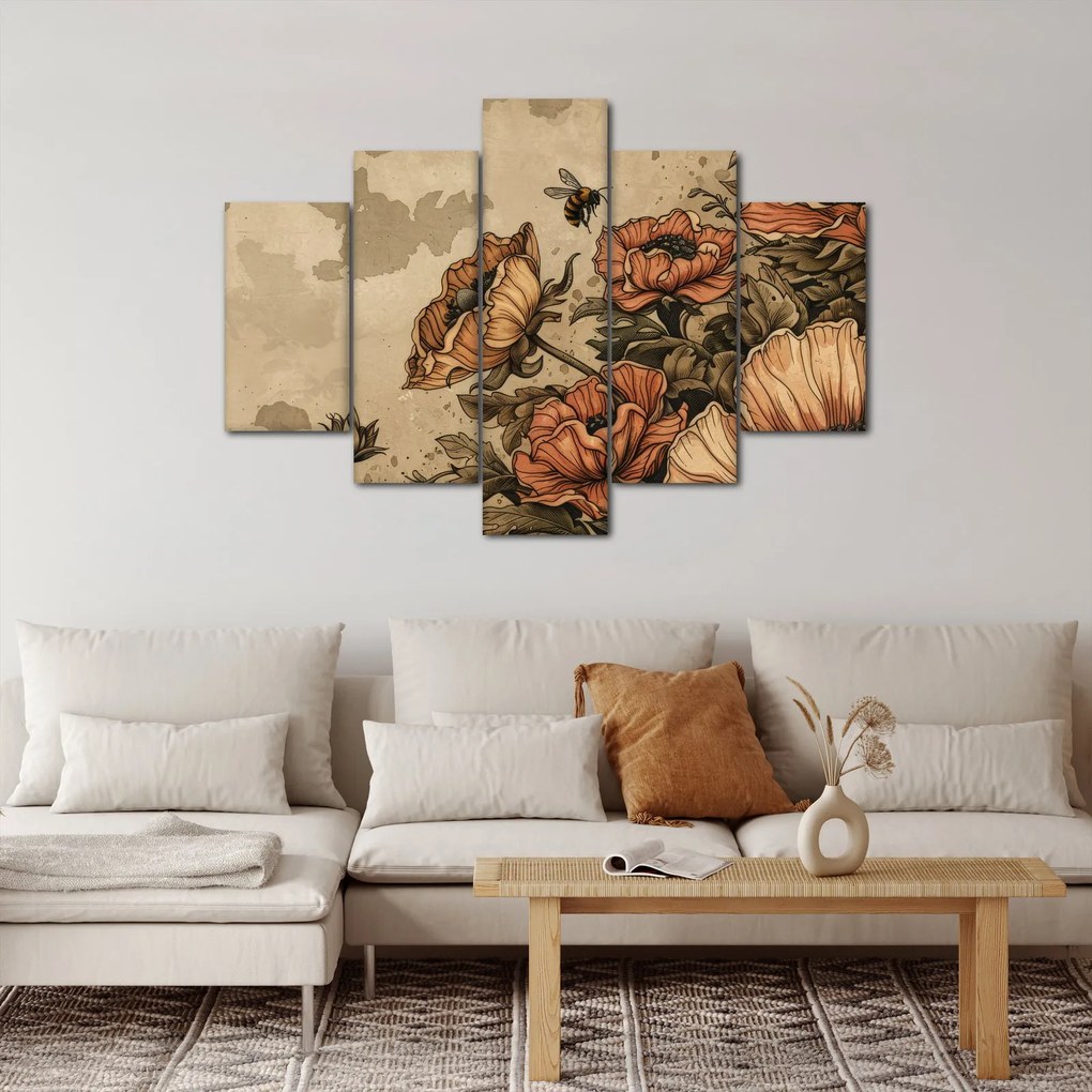 Obraz - Včelia lúka II. (150x105 cm)
