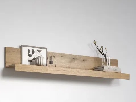 Polica Tyler 180 cm, dub evoke%