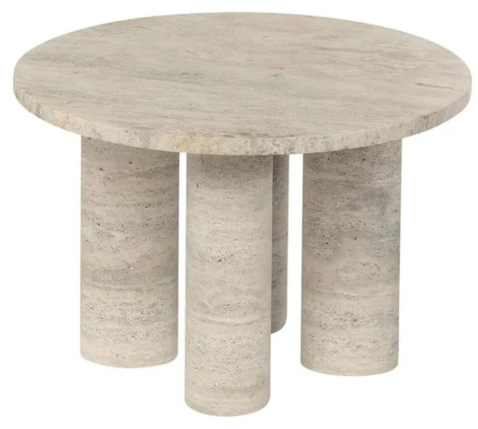 Kamenný okrúhly odkladací stolík ø 52 cm Volos – Blomus