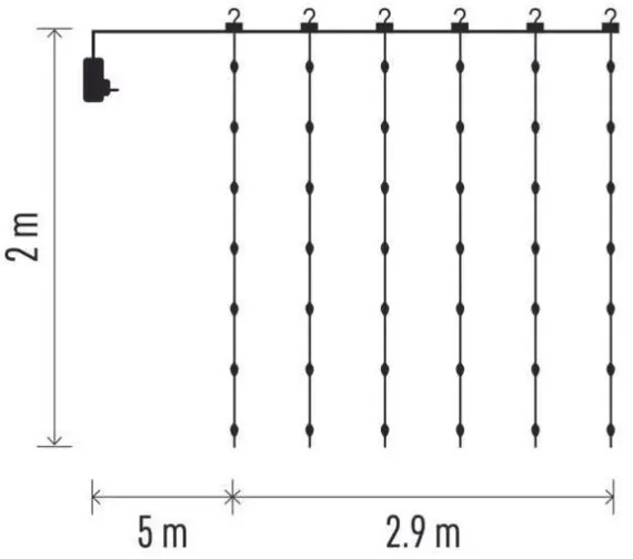 LED Vonkajšia vianočná reťaz 400xLED/8 funkcií 7,9 m IP44 teplá biela