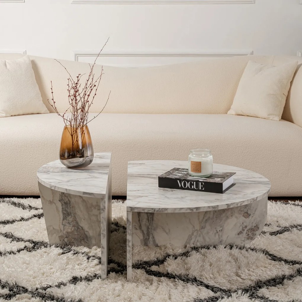 Konferenčný stolík Orion Freesia Marble
