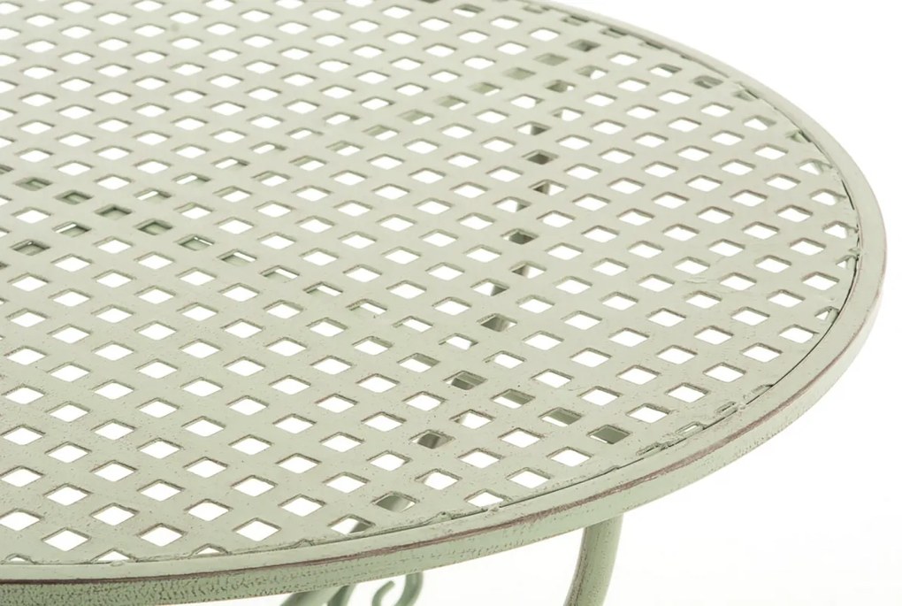 Kovový stôl GS13436802 - Zelená antik