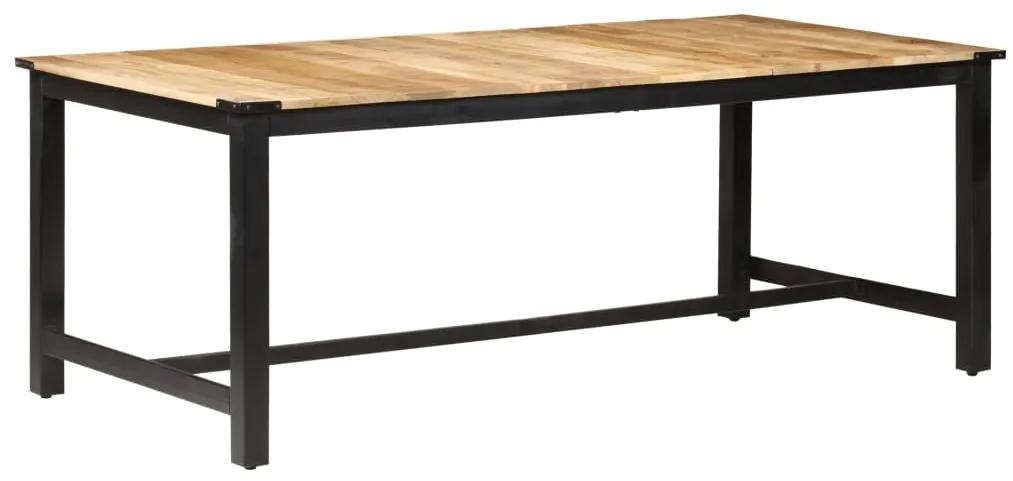 Jedálenský stôl 200x100x76 cm, surový mangový masív 287437