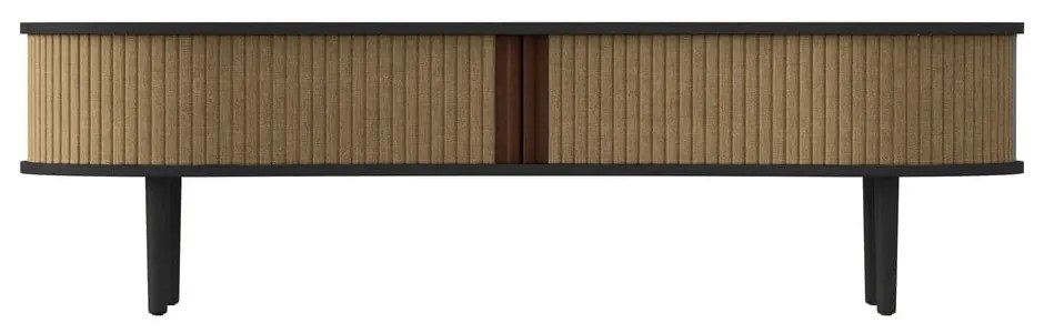 Hnedý TV stolík v dekore duba 140x40 cm Audacious – UMAGE