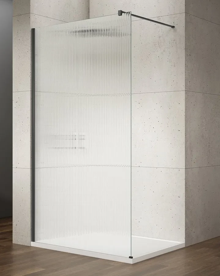 Gelco Gelco, VARIO WHITE jednodielna sprchová zástena na inštaláciu k stene, sklo nordic, 800 mm, GX1580-07