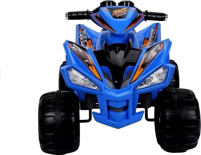 LEAN CARS Štvorkolka na batérie Big Wheels Blue