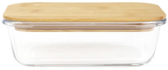 Nádoba BAMBOU sklenená s bambusovým vekom 890906