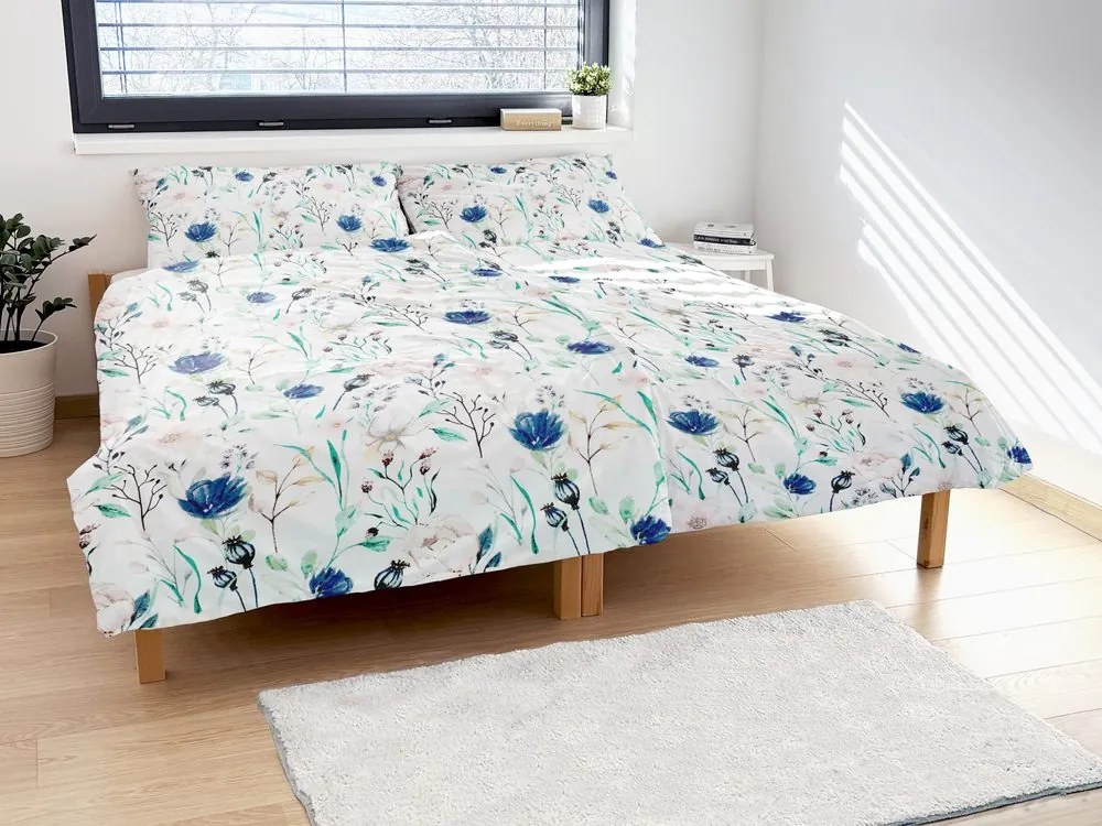 Polášek Bavlnené obliečky ROZKVITNUTÁ LÚKA - 140 x 200 cm / 70 x 90 cm