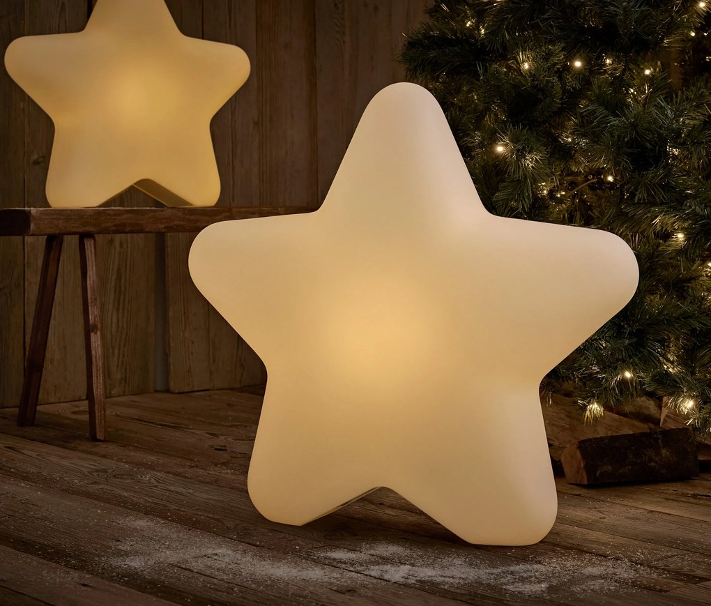 Vonkajšie solárne svietidlo v tvare hviezdy, L