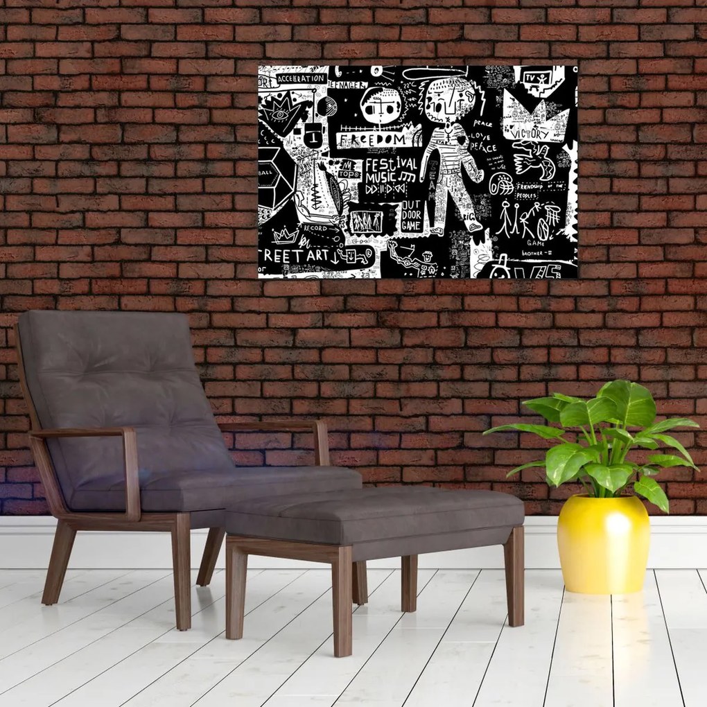Obraz - Graffiti (90x60 cm)
